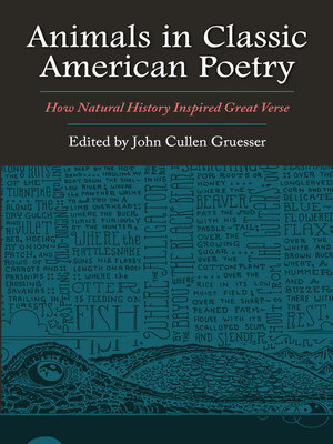 cover image of Animals in Classic American Poetry